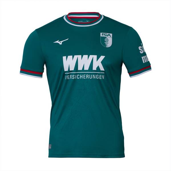 Jersey FC Augsburg 2024/25 Away Mizuno Football Kit Green | Jersey-600