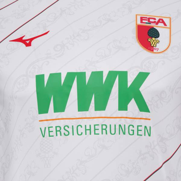 Jersey FC Augsburg 2024/25 Home Mizuno Football Kit White | Jersey-596