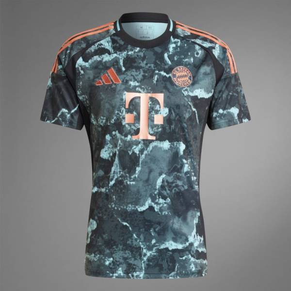 Jersey FC Bayern München 2024/25 Away Adidas Football Kit Black | Jersey-553