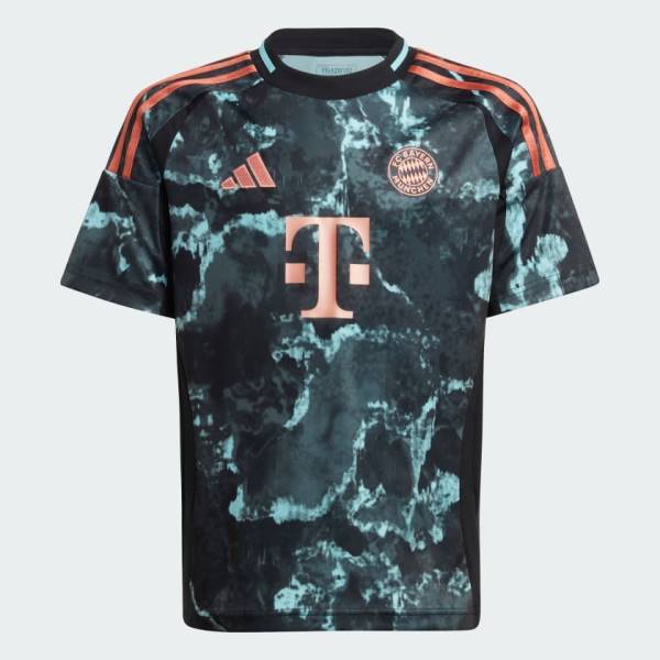 Jersey FC Bayern München 2024/25 Away Adidas Football Kit Black | Jersey-555