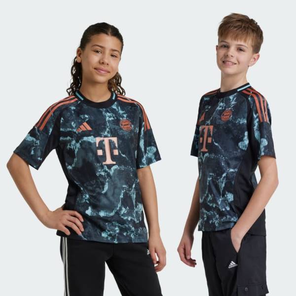 Jersey FC Bayern München 2024/25 Away Adidas Football Kit Black | Jersey-555