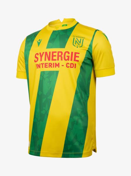 Jersey FC Nantes 2024/25 Home Macron Football Kit Yellow / Green | Jersey-689