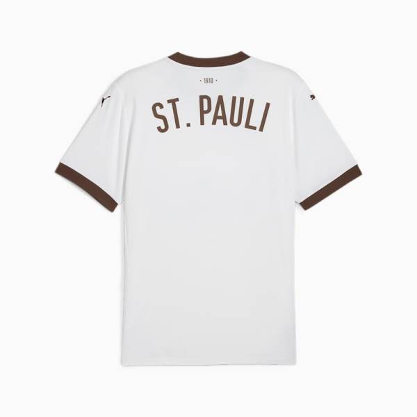 Jersey FC St Pauli 2024/25 Away Puma Football Kit White / Brown | Jersey-631