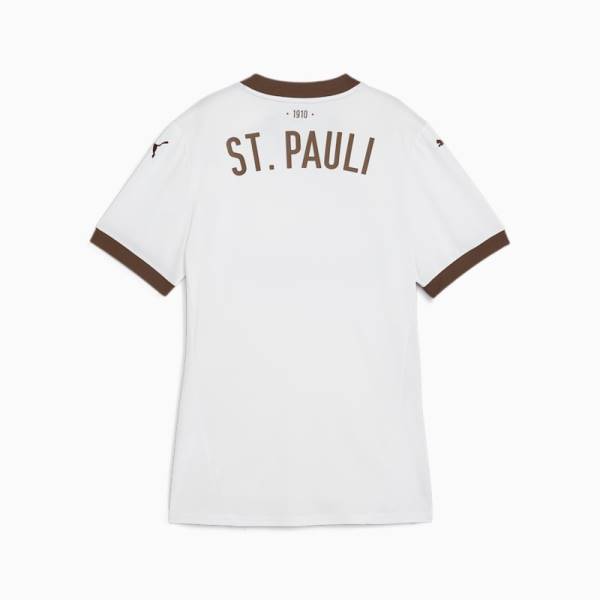 Jersey FC St Pauli 2024/25 Away Puma Football Kit White / Brown | Jersey-632