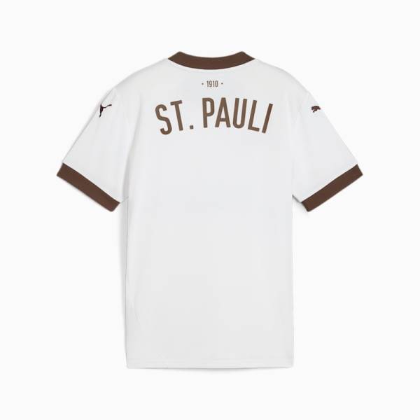 Jersey FC St Pauli 2024/25 Away Puma Football Kit White / Brown | Jersey-633