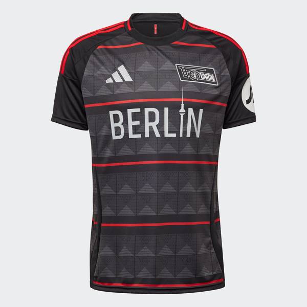 Jersey FC Union Berlin 2024/25 Away Adidas Football Kit Black | Jersey-623