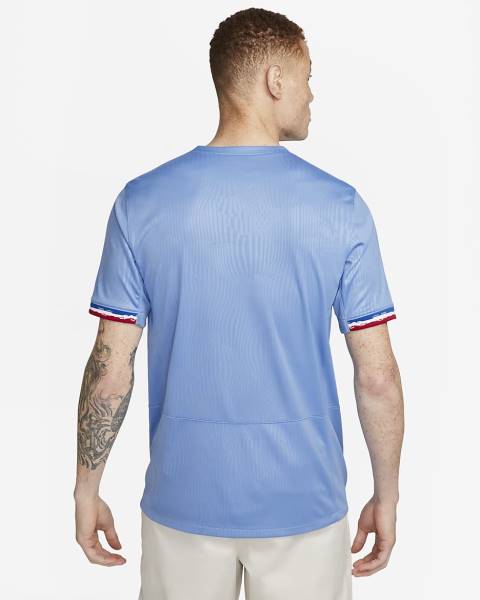 Jersey FFF(France) 2023 Stadium Home Nike Football Kit Blue | Jersey-37