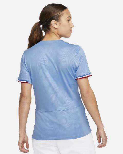 Jersey FFF(France) 2023 Stadium Home Nike Football Kit Blue | Jersey-38