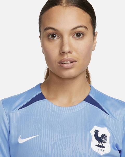 Jersey FFF(France) 2023 Stadium Home Nike Football Kit Blue | Jersey-38