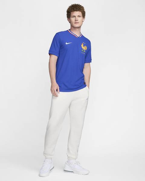 Jersey FFF(France) 2024/25 Match Home Nike Football Kit Blue | Jersey-30