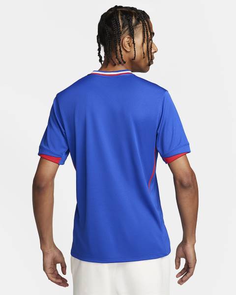 Jersey FFF(France) 2024/25 Stadium Home Nike Football Kit Blue | Jersey-31