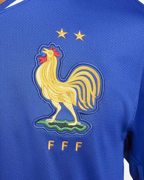 Jersey FFF(France) 2024/25 Stadium Home Nike Football Kit Blue | Jersey-31