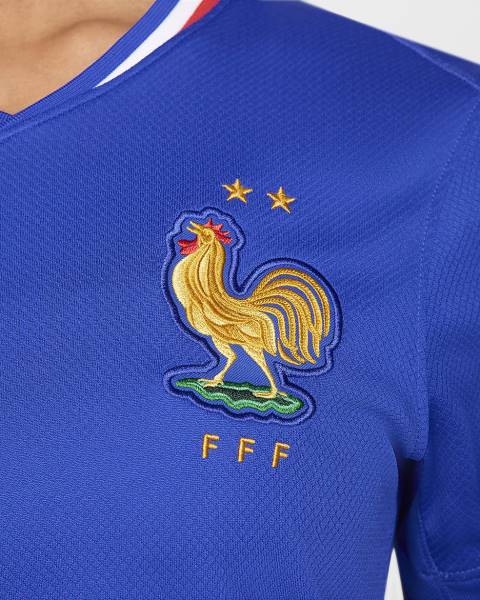 Jersey FFF(France) 2024/25 Stadium Home Nike Football Kit Blue | Jersey-32