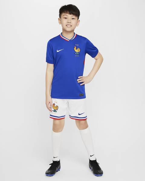 Jersey FFF(France) 2024/25 Stadium Home Nike Football Kit Blue | Jersey-33