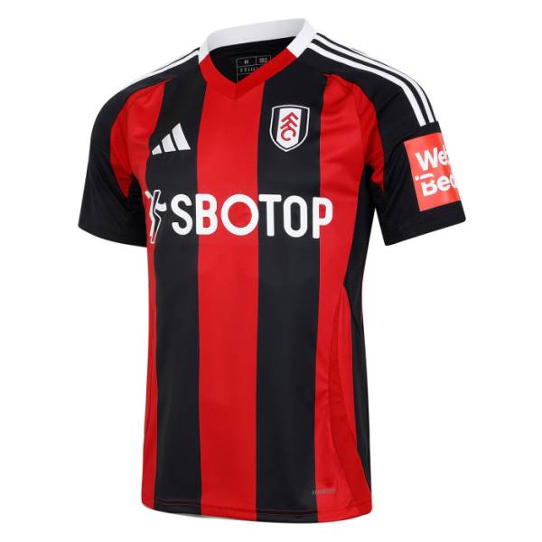 Jersey Fulham FC 2024/25 Away Adidas Football Kit Red / Black | Jersey-281