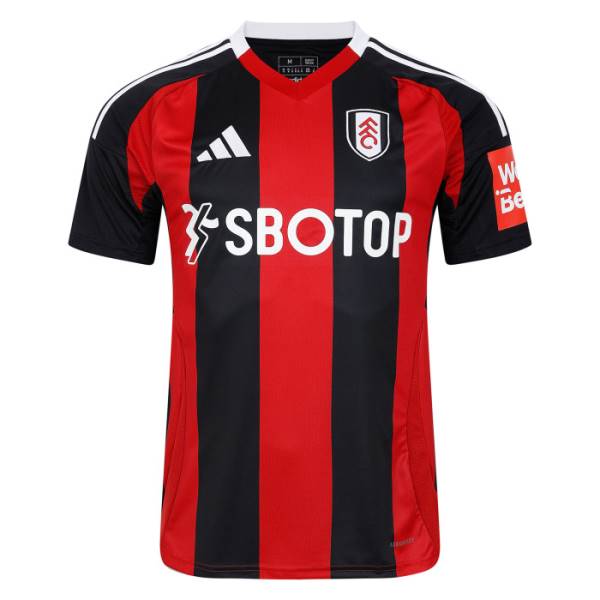 Jersey Fulham FC 2024/25 Away Adidas Football Kit Red / Black | Jersey-281