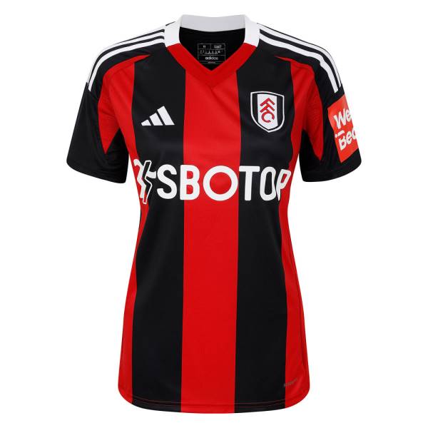 Jersey Fulham FC 2024/25 Away Adidas Football Kit Red / Black | Jersey-282