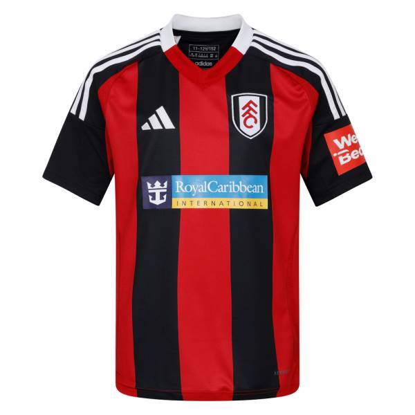 Jersey Fulham FC 2024/25 Away Adidas Football Kit Red / Black | Jersey-283