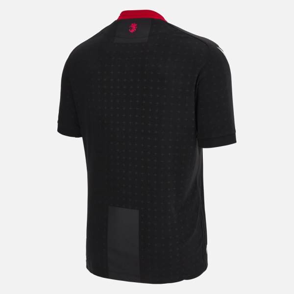 Jersey Georgia 2023/24 Away Macron Football Kit Black | Jersey-223