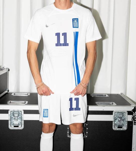 Jersey Greece 2024 Home Nike Football Kit White | Jersey-198