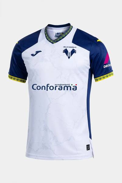 Jersey Hellas Verona FC 2024/25 Away Joma Football Kit White / Blue | Jersey-485