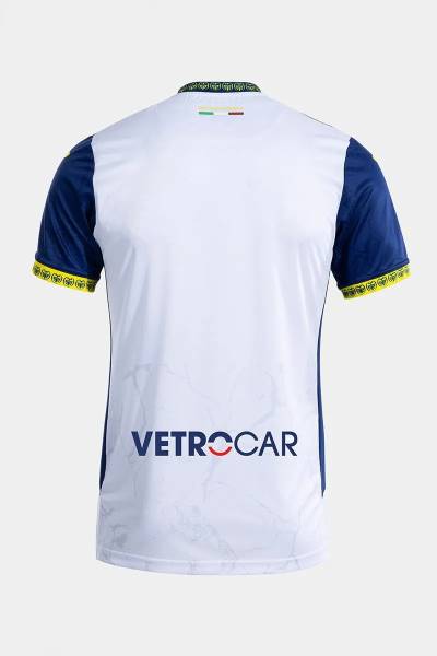 Jersey Hellas Verona FC 2024/25 Away Joma Football Kit White / Blue | Jersey-485