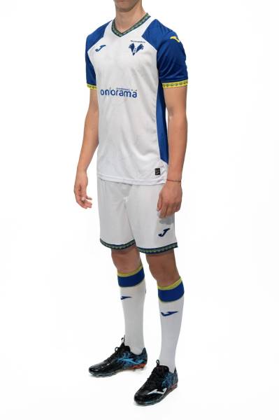 Jersey Hellas Verona FC 2024/25 Away Joma Football Kit White / Blue | Jersey-485