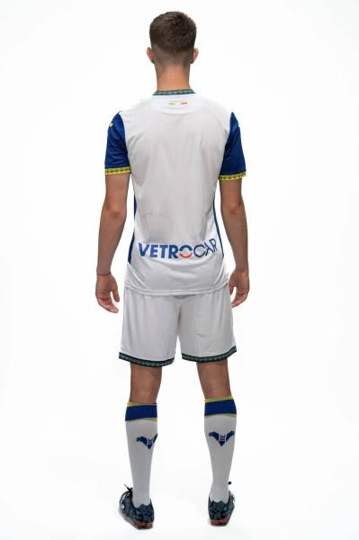 Jersey Hellas Verona FC 2024/25 Away Joma Football Kit White / Blue | Jersey-485