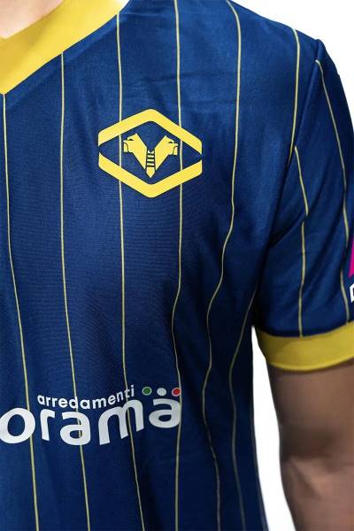 Jersey Hellas Verona FC 2024/25 Home Joma Football Kit Blue / Yellow | Jersey-484