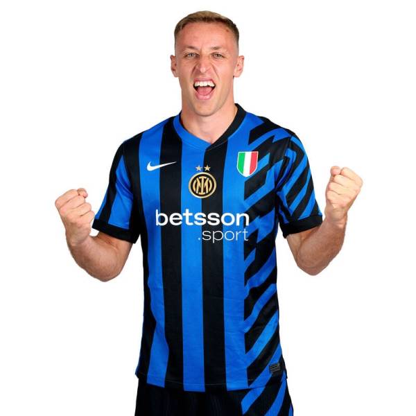 Jersey Inter Milan 2024/25 Home Stadium Nike Football Kit Blue / Black | Jersey-487