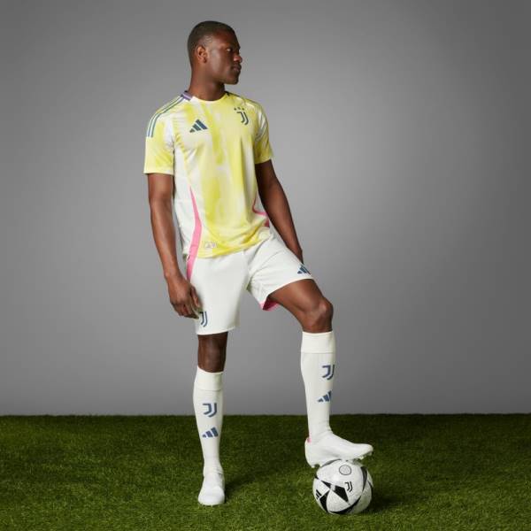 Jersey Juventus FC 2024/25 Away Match Adidas Football Kit Yellow / White | Jersey-497