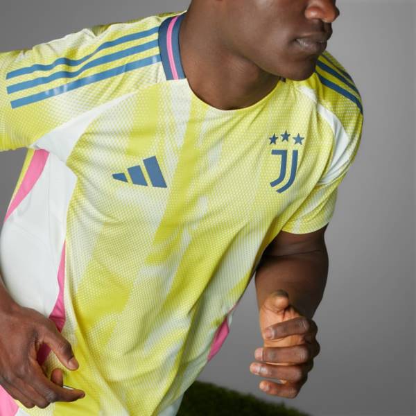 Jersey Juventus FC 2024/25 Away Match Adidas Football Kit Yellow / White | Jersey-497