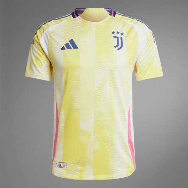 Jersey Juventus FC 2024/25 Away Match Adidas Football Kit Yellow / White | Jersey-497