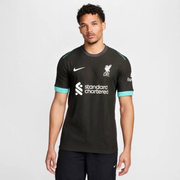 Jersey Liverpool FC 2024/25 Away Match Nike Football Kit Black | Jersey-300