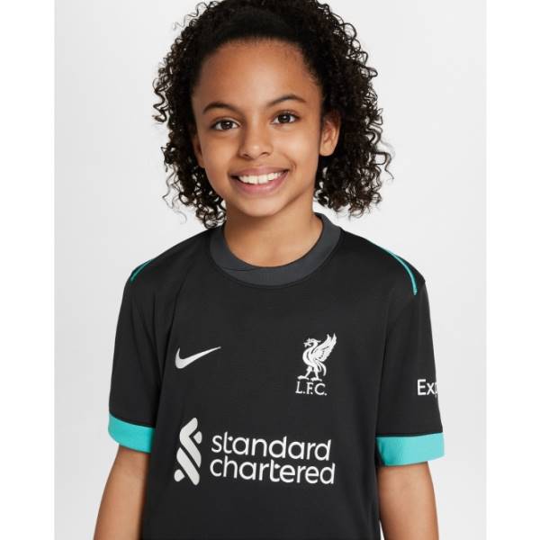 Jersey Liverpool FC 2024/25 Away Stadium Nike Football Kit Black | Jersey-303