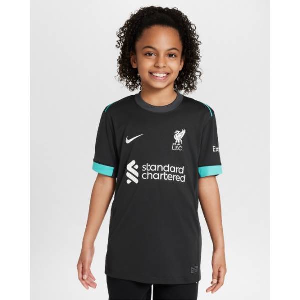 Jersey Liverpool FC 2024/25 Away Stadium Nike Football Kit Black | Jersey-303