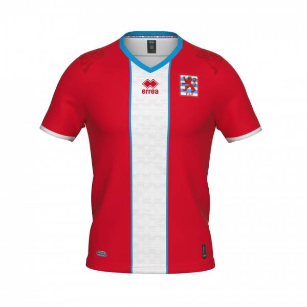 Jersey Luxembourg 2022/24 Home Errea Football Kit White / Red | Jersey-196