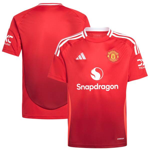 Jersey Manchester United 2024/25 Home Stadium Adidas Football Kit Red | Jersey-315