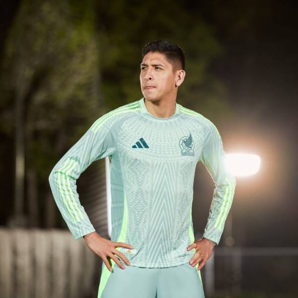 Jersey Mexico 2024 Away Adidas Football Match Kit Linen Green | Jersey-134