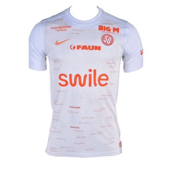 Jersey Montpellier HSC 2024/25 Away Nike Football Kit White / Orange | Jersey-685