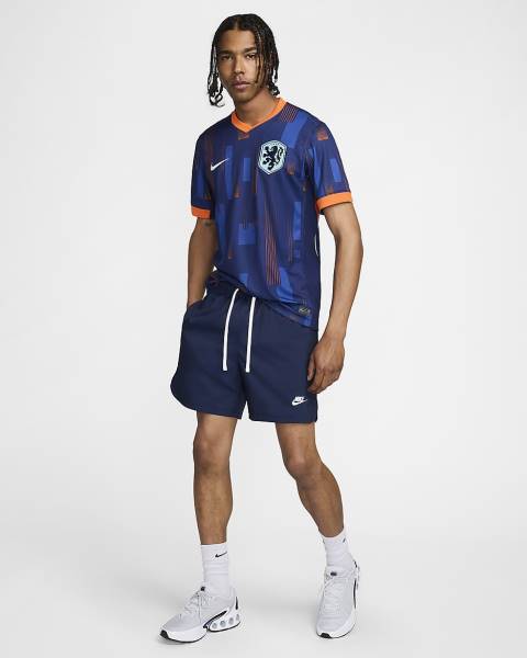 Jersey Netherlands 2024/25 Stadium Away Nike Football Kit Navy / Orange | Jersey-52