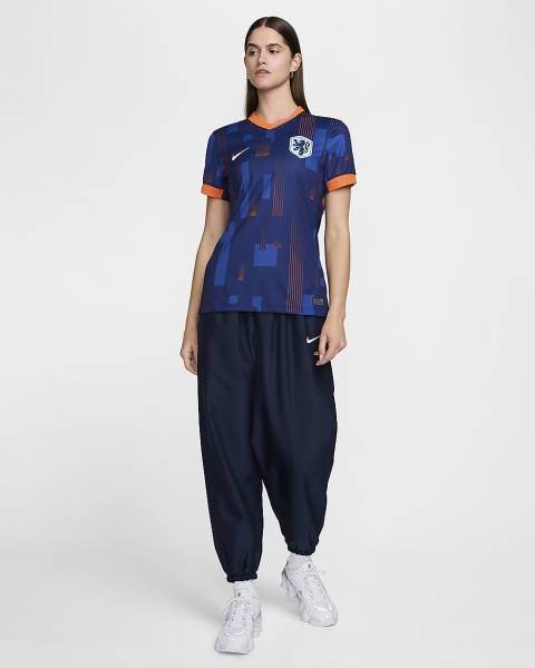 Jersey Netherlands 2024/25 Stadium Away Nike Football Kit Navy / Orange | Jersey-53