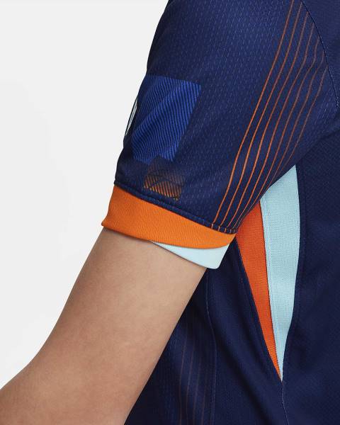 Jersey Netherlands 2024/25 Stadium Away Nike Football Kit Navy / Orange | Jersey-54