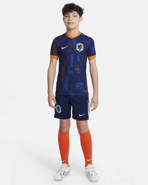 Jersey Netherlands 2024/25 Stadium Away Nike Football Kit Navy / Orange | Jersey-54