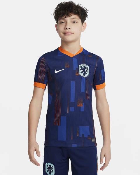 Jersey Netherlands 2024/25 Stadium Away Nike Football Kit Navy / Orange | Jersey-54