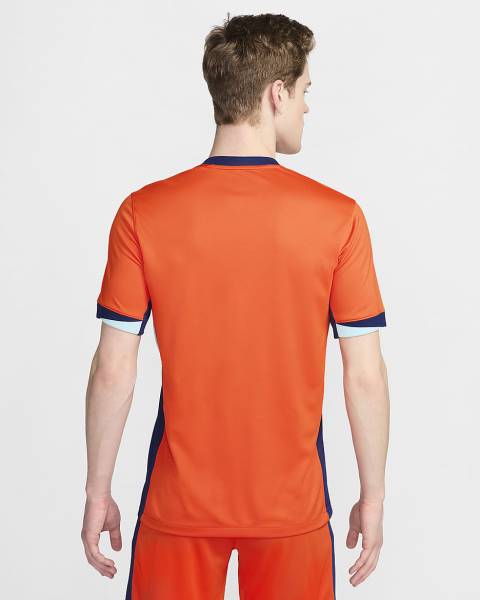 Jersey Netherlands 2024/25 Stadium Home Nike Football Kit Orange | Jersey-48