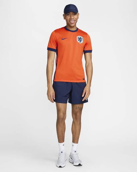 Jersey Netherlands 2024/25 Stadium Home Nike Football Kit Orange | Jersey-48