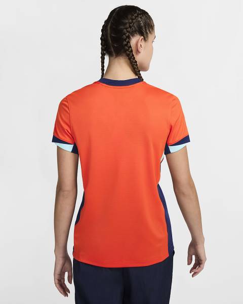 Jersey Netherlands 2024/25 Stadium Home Nike Football Kit Orange | Jersey-49