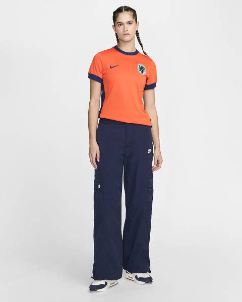 Jersey Netherlands 2024/25 Stadium Home Nike Football Kit Orange | Jersey-49