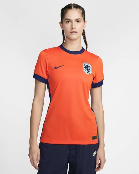 Jersey Netherlands 2024/25 Stadium Home Nike Football Kit Orange | Jersey-49